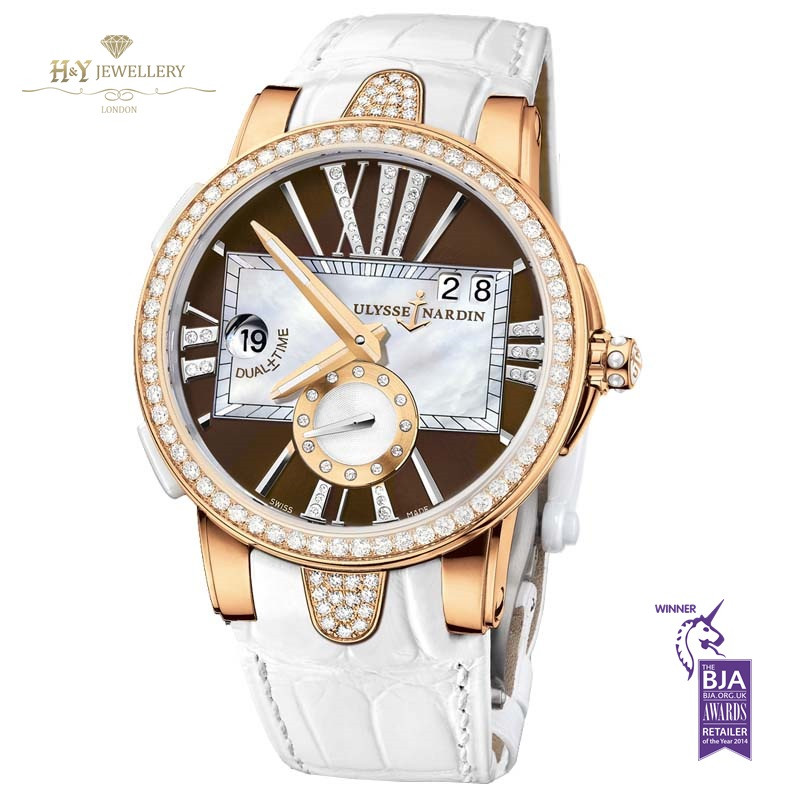 Ulysse Nardin Dual Time Executive Rose Gold ref 246 10B 30 05