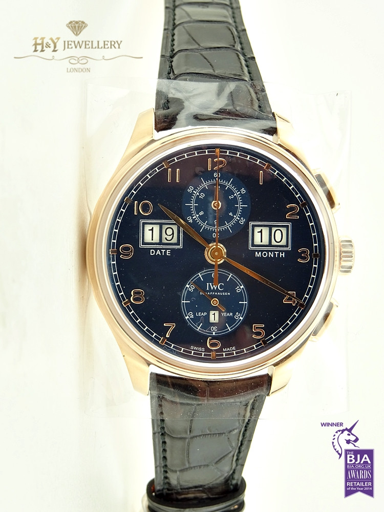 IWC Portugieser Perpetual Calendar Rose Gold ref IW397204