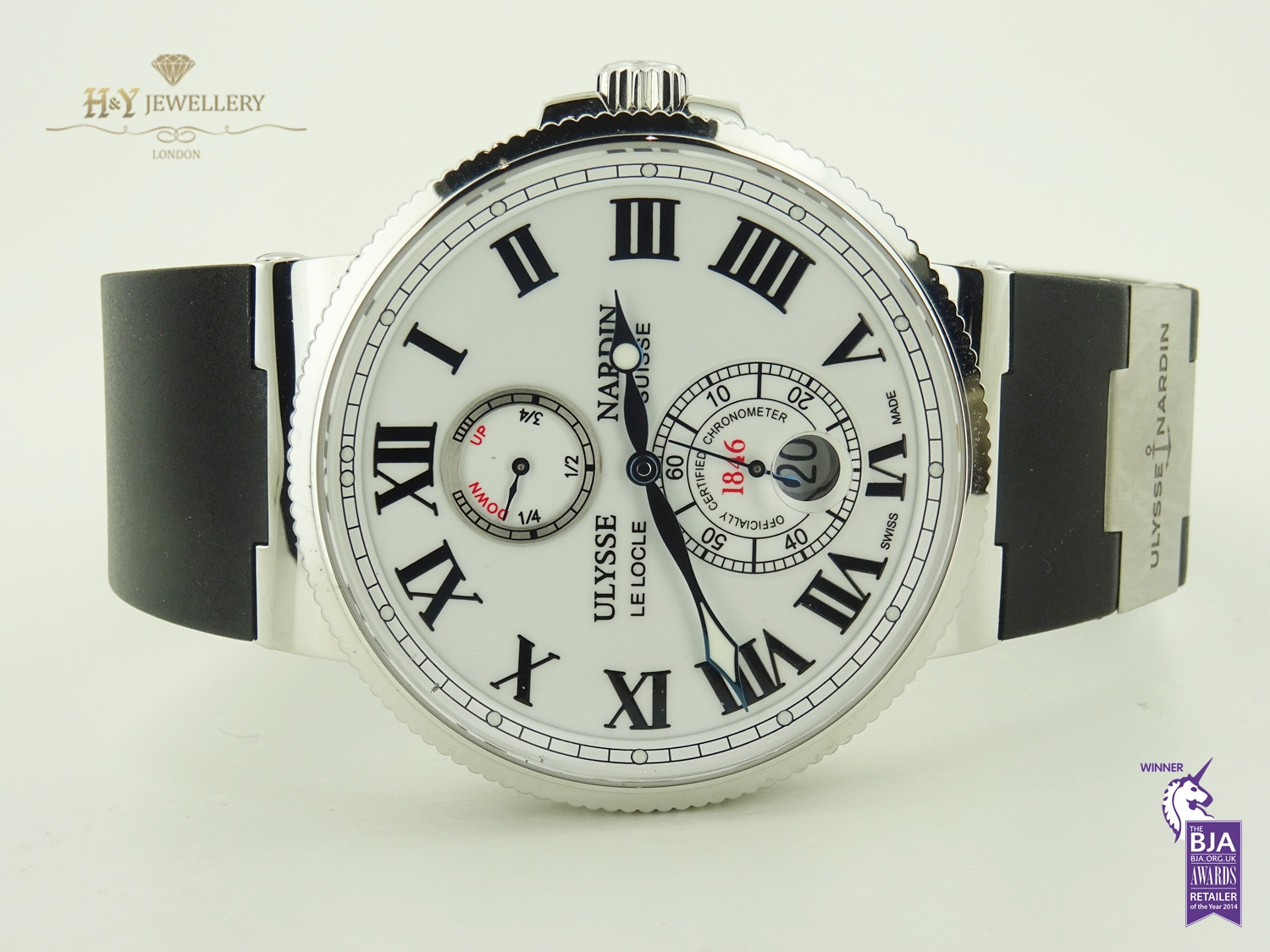 Ulysse Nardin Maxi Marine Chronometer Steel ref 263 67