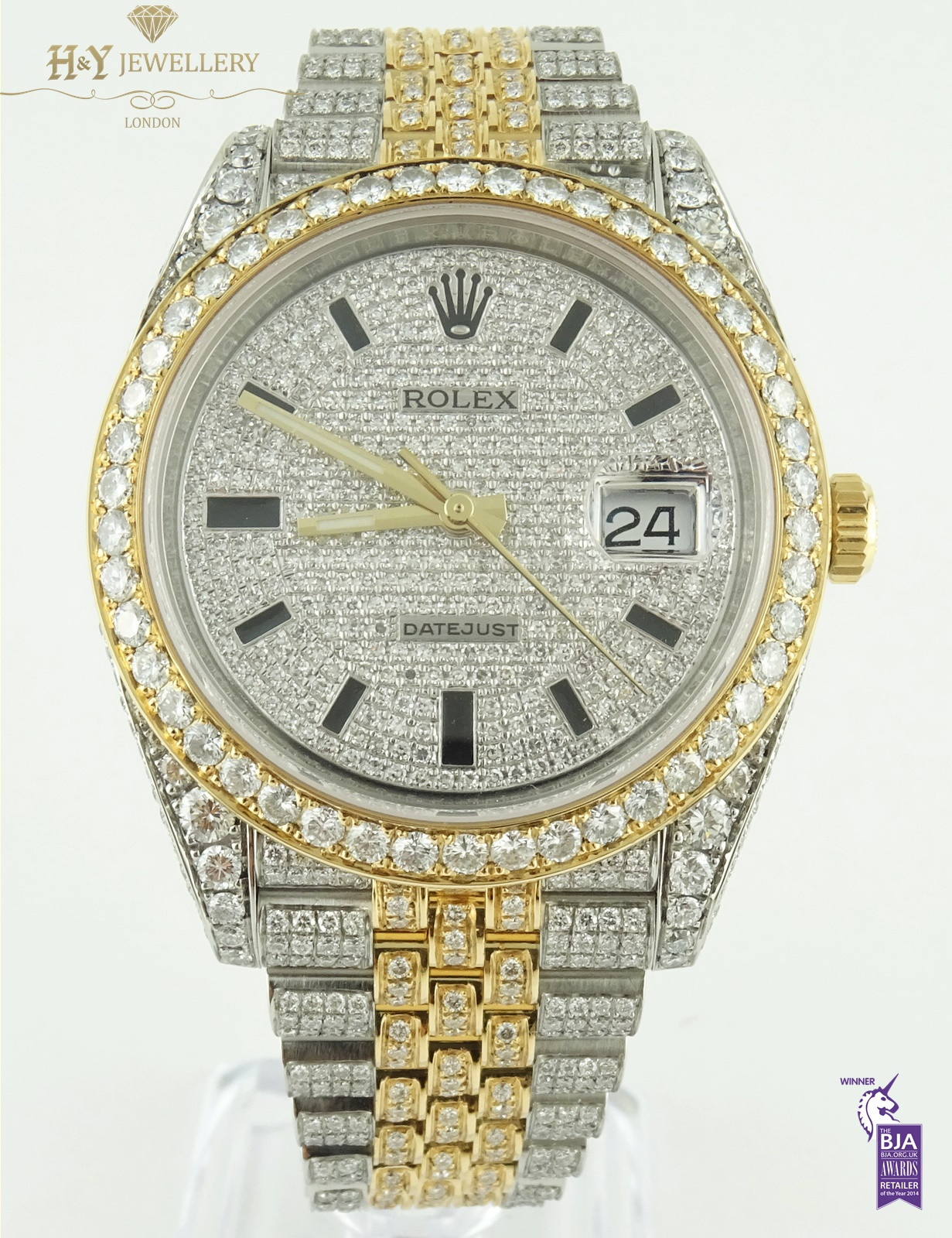 rolex afterset diamonds