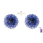 Chopard White Gold Briolette Sapphire Earrings - 80.90 ct