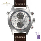 IWC Pilot Spitfire Double Chronograph Steel - ref IW371802