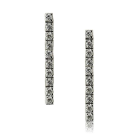 White Gold Diamond Earrings