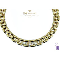 Chopard La Strada Yellow Gold Necklace with Diamonds 