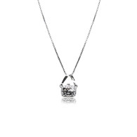 Diamond Handbag Charm Necklace 