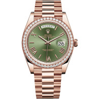 Rolex Day-Date Rose Gold with Factory Diamonds - ref 228345RBR